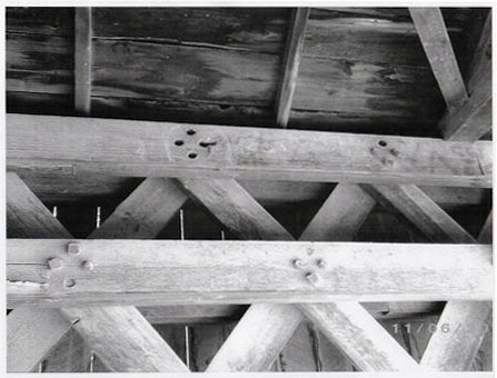 Kingsley Covered Bridge Missing Trunnels